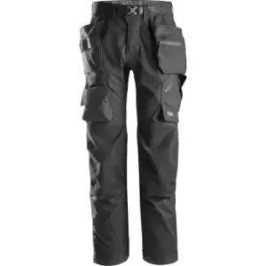 image of Snickers 6923 Flexiwork Floorlayers Work Holster Pocket Trousers Grey 31" 35"