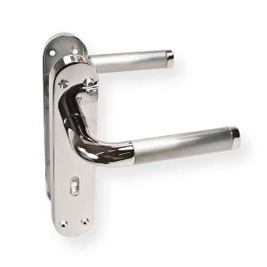 image of LocksOnline Westminster Door Handle Set on Backplate