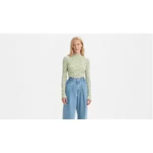 Levis Flora Mockneck Elodie Floral M - Green