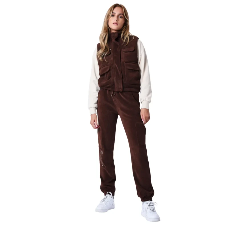 Image of Project X Paris Womens quilted joggers Project X Paris Marron Female XS