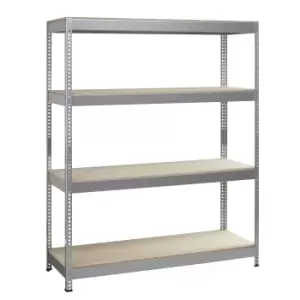 Really Useful 4 Shelf Metal & Chipboard Shelving Unit