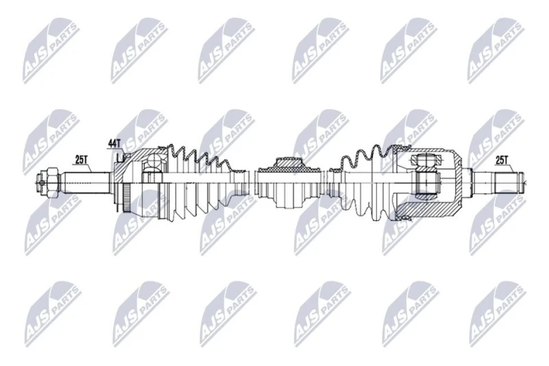 Image of NTY Drive shaft NTY NPW-HY-680