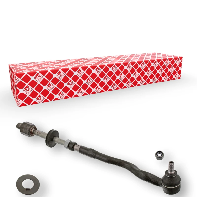 Image of FEBI BILSTEIN 23924 Tie Rod Front Axle Right, with lock nut Rod Assembly (284)
