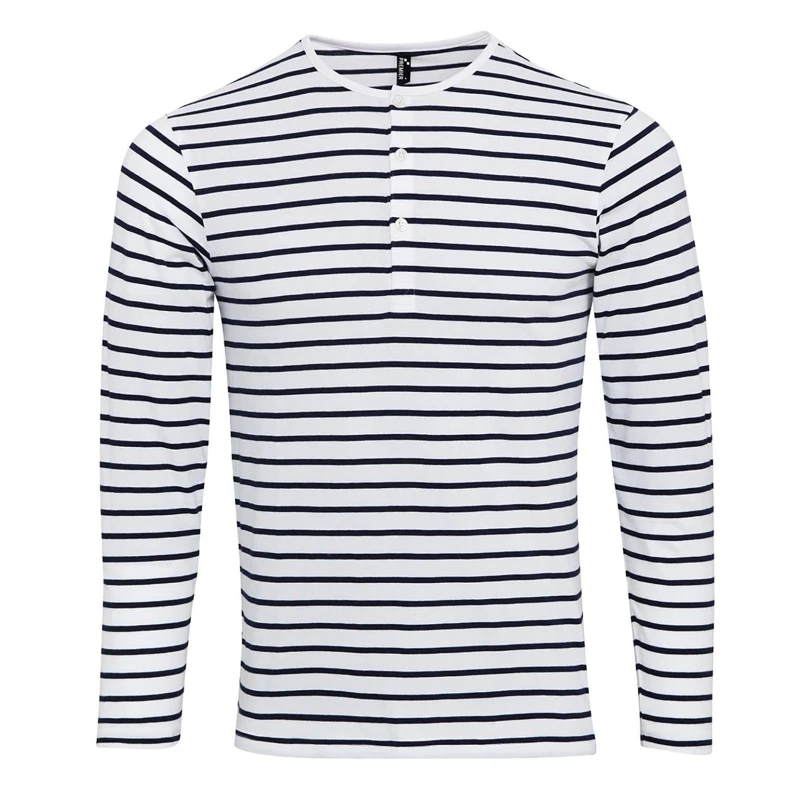 Image of Premier Premier Men Long John Roll Sleeve Tee in Off White Size: X-Small Off White XS Male 5057819320022