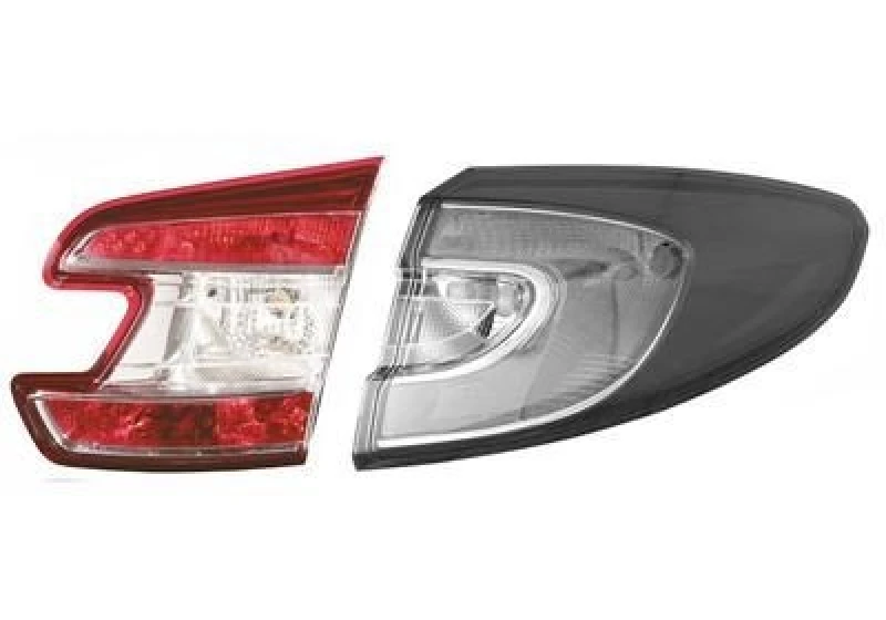 Image of VAN WEZEL 4377928 Rear light Inner Section, with bulb holder, Right Combination Rearlight (391)