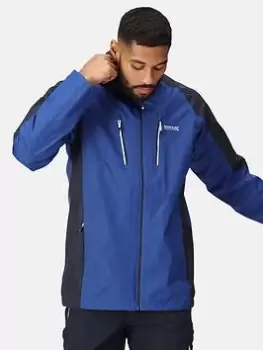 Image of Regatta Calderdale IV Waterproof Jacket - Blue/Navy, Blue Size M Men