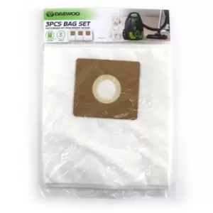 image of Daewoo Vacuum Dust Bags for FLR00047 - Pack of 3