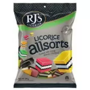 image of Rj'S Licorice Licorice Allsorts - 280g