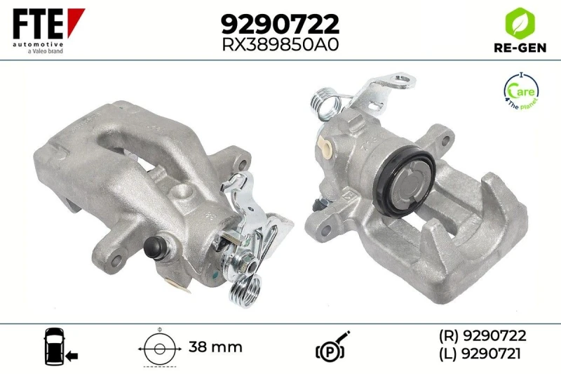Image of Brake caliper FTE 9290722