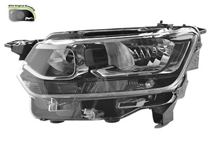 Image of VAN WEZEL Headlight VAN WEZEL 0991961V