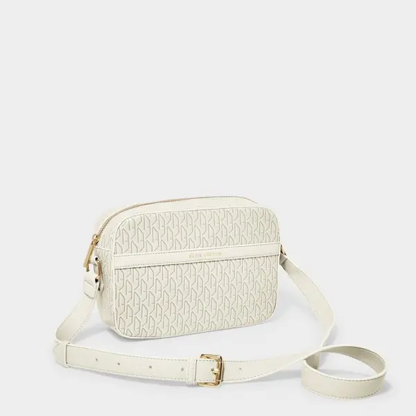 image of Katie Loxton Signature Crossbody Bag in Off White KLB2742