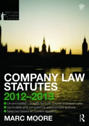 Image of Company Law Statutes 2012-2013