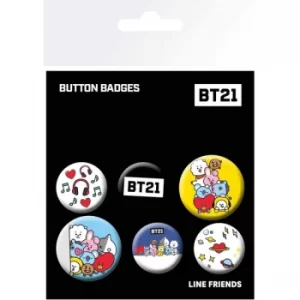 Image of BT21Pack of Youth Pins Unisex