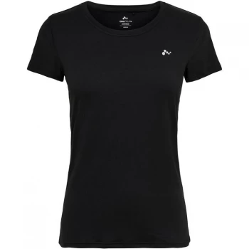 Image of Only Play Play short sleeve training t-shirt in Black - Black