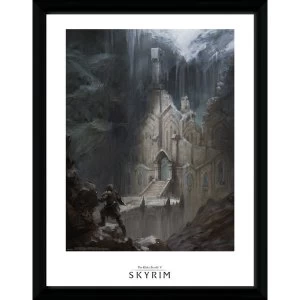 image of Skyrim Elf Temple Collector Print (30 x 40cm)