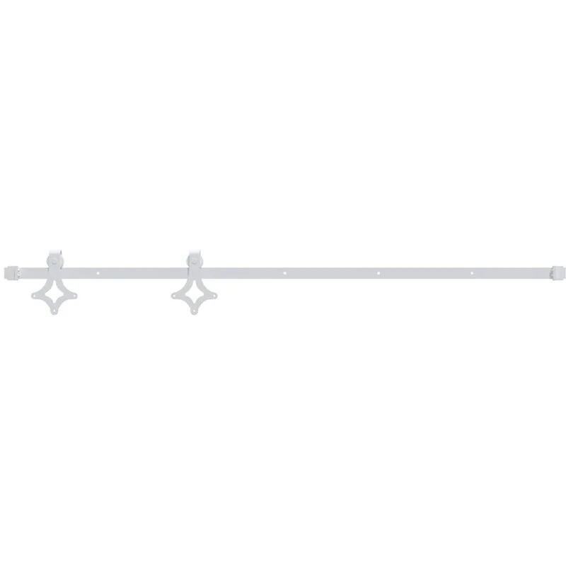 Image of VIDAXL Sliding Door Hardware Kit 183cm Steel White Vidaxl 8720286854341