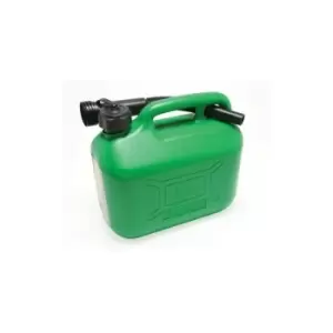 image of Hilka - 84809015 Plastic 5L Fuel Can Green