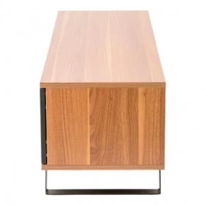 Image of TTAP MIA 1050 WAL Miami 1050mm Wide TV Stand in Walnut Black