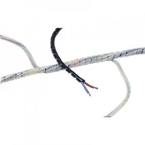 image of HellermannTyton 161-41204 SBPE9D-PE-BK-5M Spiral Binding Cable Protection Black