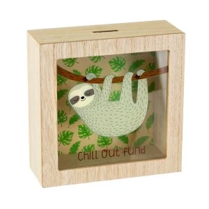 image of Sass & Belle Sloth Chill Out Money Box