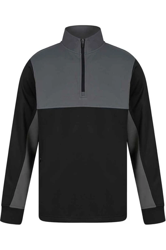 Image of Finden & Hales PC4714 boys's Children's fleece jacket in Black