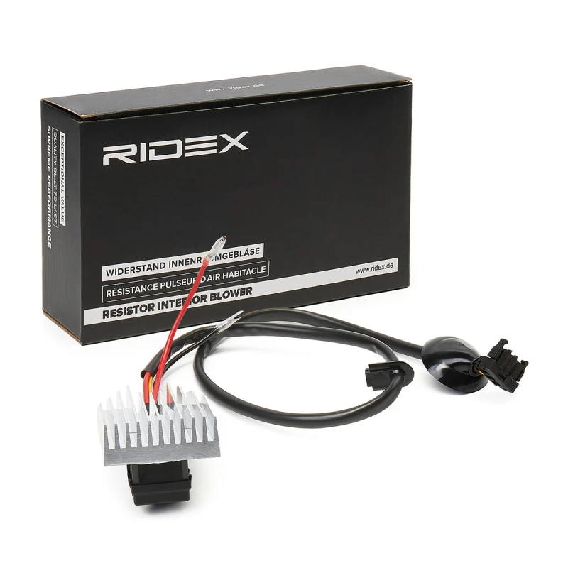 Image of RIDEX Blower motor resistor RIDEX 2975R0070