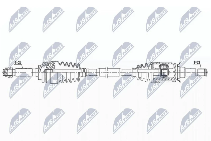 Image of NTY Drive shaft NTY NPW-CH-092