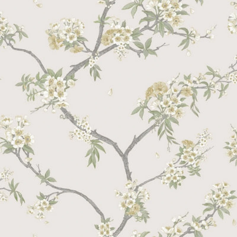 Image of Holden Decor Cherry Blossom Wallpaper Yellow / Cream Holden 14212