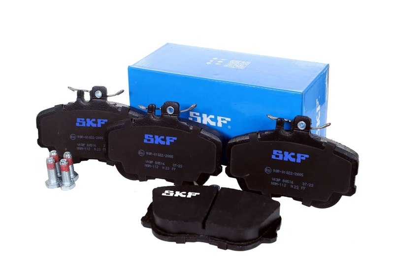 Image of SKF VKBP 80516 Brake pad set prepared for wear warning indicator Brake Pad Set,disc brake (402)