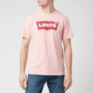 Image of Levis Mens Housemark Graphic T-Shirt - Pink - L