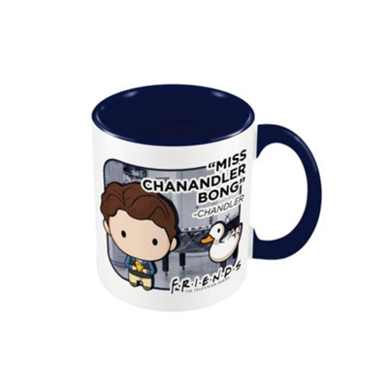 Image of Friends Chibi Inner Two Tone Chandler Mug White unisex