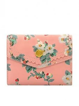 Image of Cath Kidston Cath Kidston Mayfield Blossom Small Small Leather Envelope Wallet
