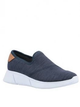 Image of Hush Puppies Makenna Plimsolls - Navy