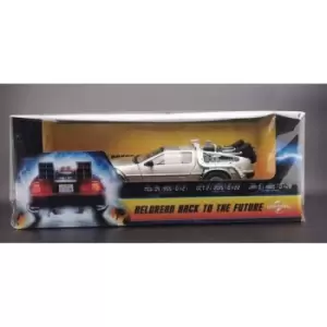 Image of Back to the Future Diecast Model 1/18 1983 DeLorean