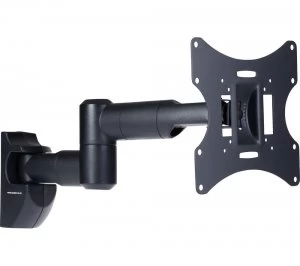 image of PROPER Swing Arm Full Motion TV Bracket Black