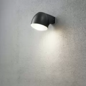 Image of Konstsmide Ferrara Outdoor Effect Wall Light 4W LED Black, IP44