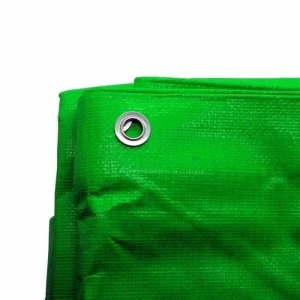 Image of Zexum 6ft x 4ft Heavy Duty Green Weatherproof Tarpaulin