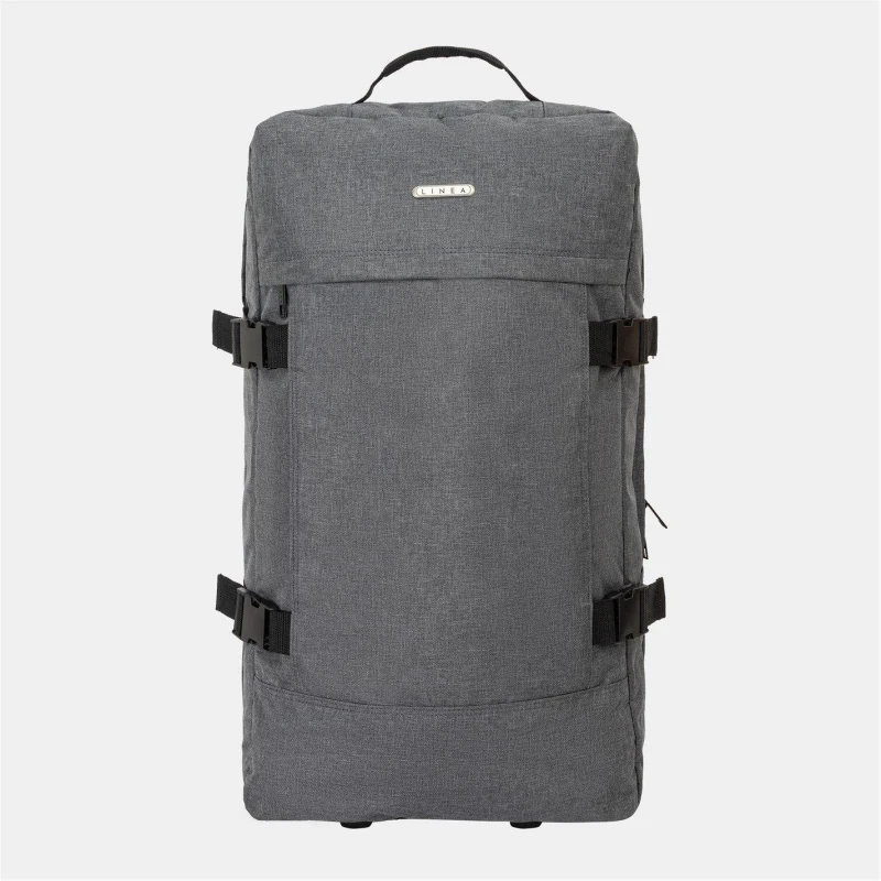 Image of Linea Trolley Duffle Suitcase Bag Grey unisex One Size