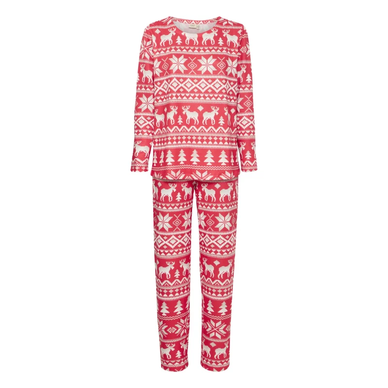 Image of fransa Womens pyjama set fransa Kosia Rouge Female XL