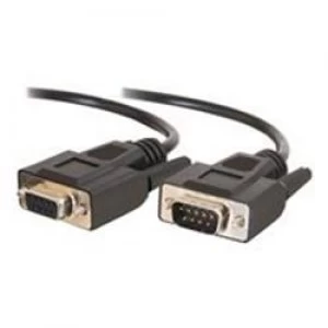 Image of C2G 2M DB9 M/F ALL LINES EXT CBL BLK
