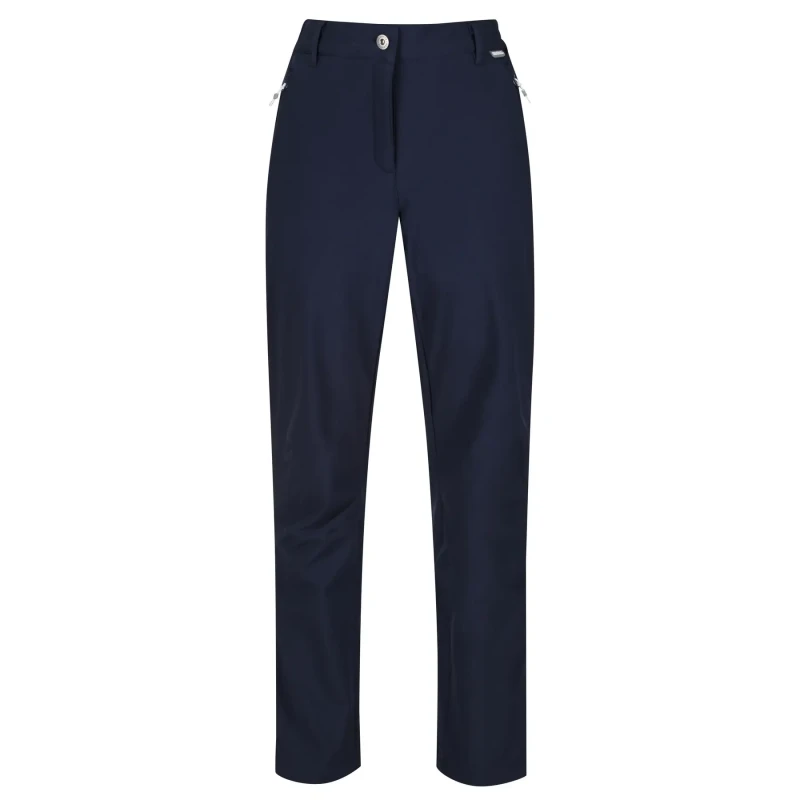 Image of Womens waterproof trousers Regatta Geo II Bleu Female 44 Tall