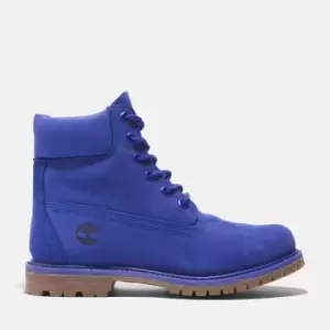 image of Timberland 50th Edition Premium 6" Waterproof Boot For Her In Blue Blue, Size 3