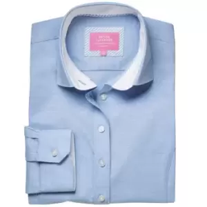 Image of Brook Taverner Womens/Ladies Mirabel Formal Shirt (10 UK) (Sky Blue)