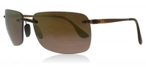 Ray-Ban 4255 Sunglasses Shiny Brown 604/6B Polariserade 60mm