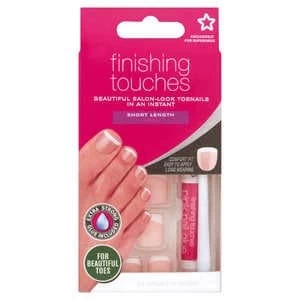 image of Superdrug Finishing Touches Fake Toe Nails