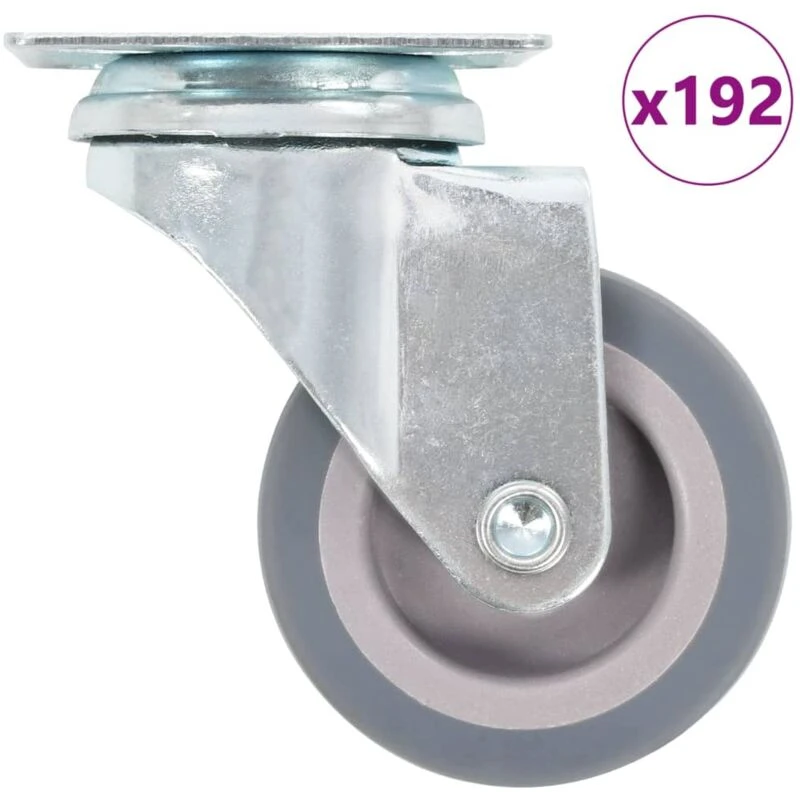 Image of VIDAXL 192 pcs Swivel Casters 50 mm vidaXL 8719883717029