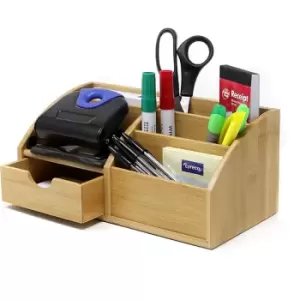 Image of Bamboo Desk Organiser M&W - Brown
