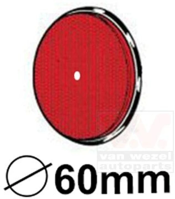 Image of VAN WEZEL Reflector (marker light) VAN WEZEL 9904928