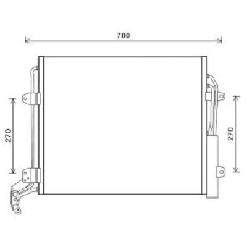 Image of Air conditioning condenser DIEDERICHS DCC1862