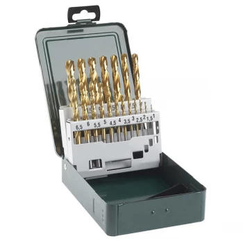 Image of Bosch 2608587015 Twist Drill Set HSS-TiN DIN 338 Cylinder Shaft 1 ...